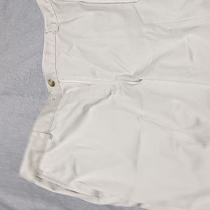 Pants, cream colored by L. L. Bean